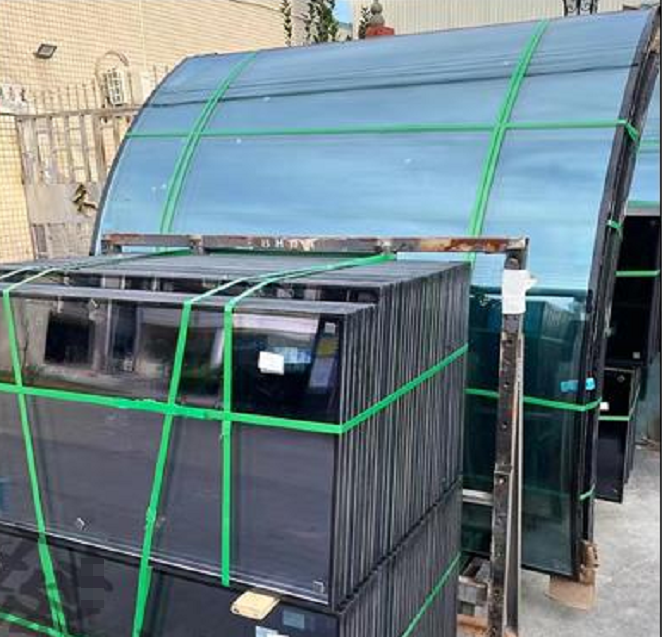 Energy saving glass heating system