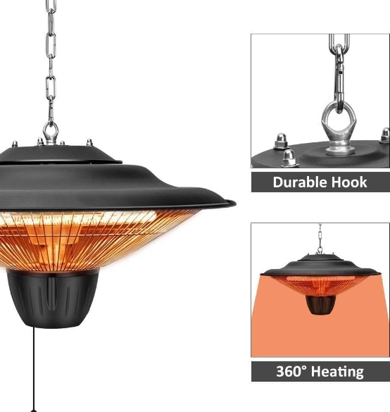 Foot warmer heater